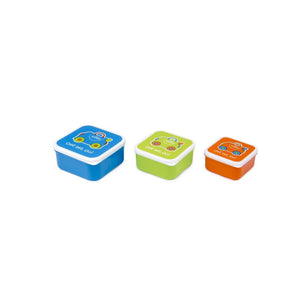 Trunki Snack Pots - Blue, Green, Orange