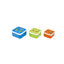 Trunki Snack Pots - Blue, Green, Orange