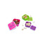 Trunki Snack Pots - Pink, Green, Purple