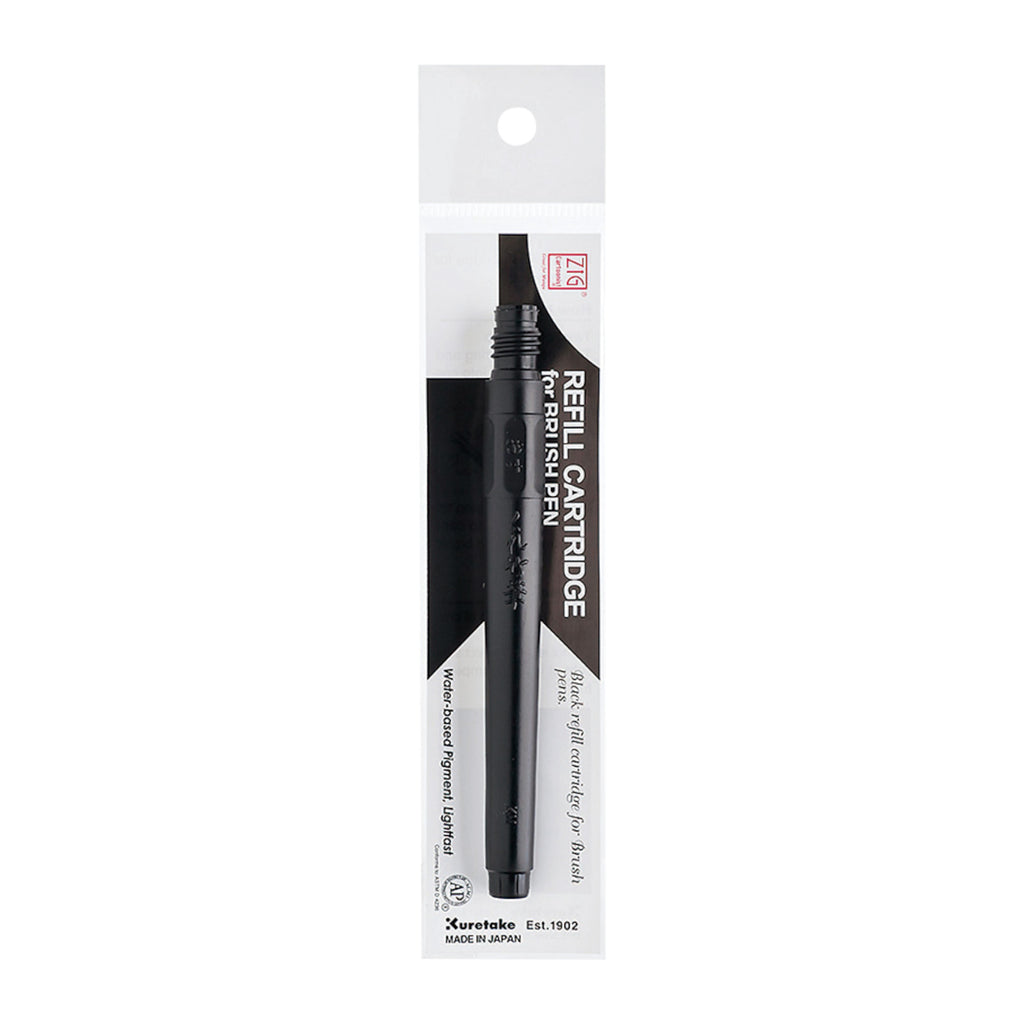 ZIG Kuretake Cartoonist Brush Pen - Black Refill