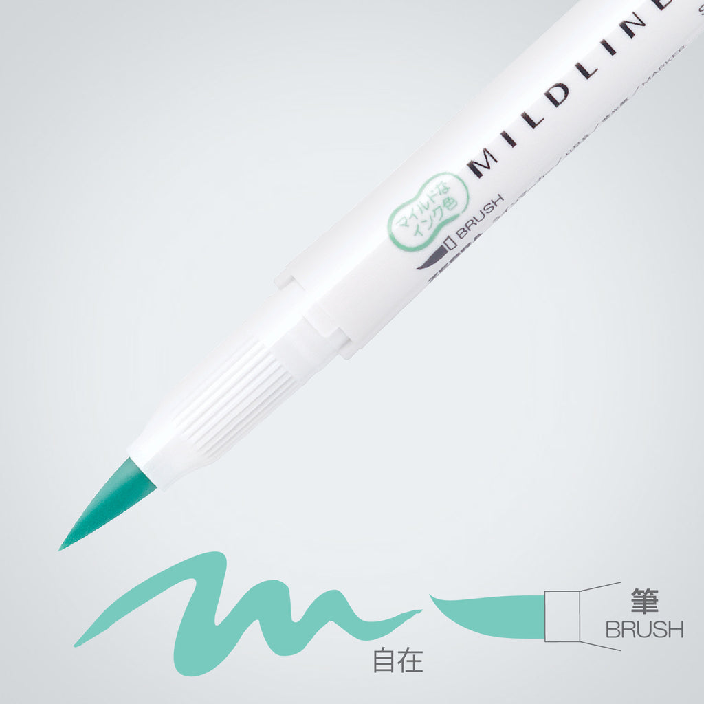 Zebra Mildliner Brush | Double Sided Highlighter