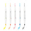 Zebra Mildliner Brush | Double Sided Highlighter -Basic colour set