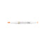 Zebra Mildliner Brush | Double Sided Highlighter | Mild Orange