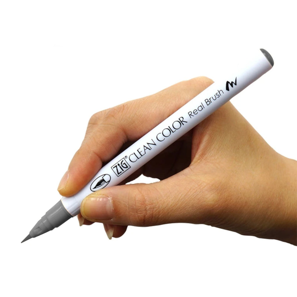 Zig Kuretake Clean Color Real Brush | 6 Colors Set