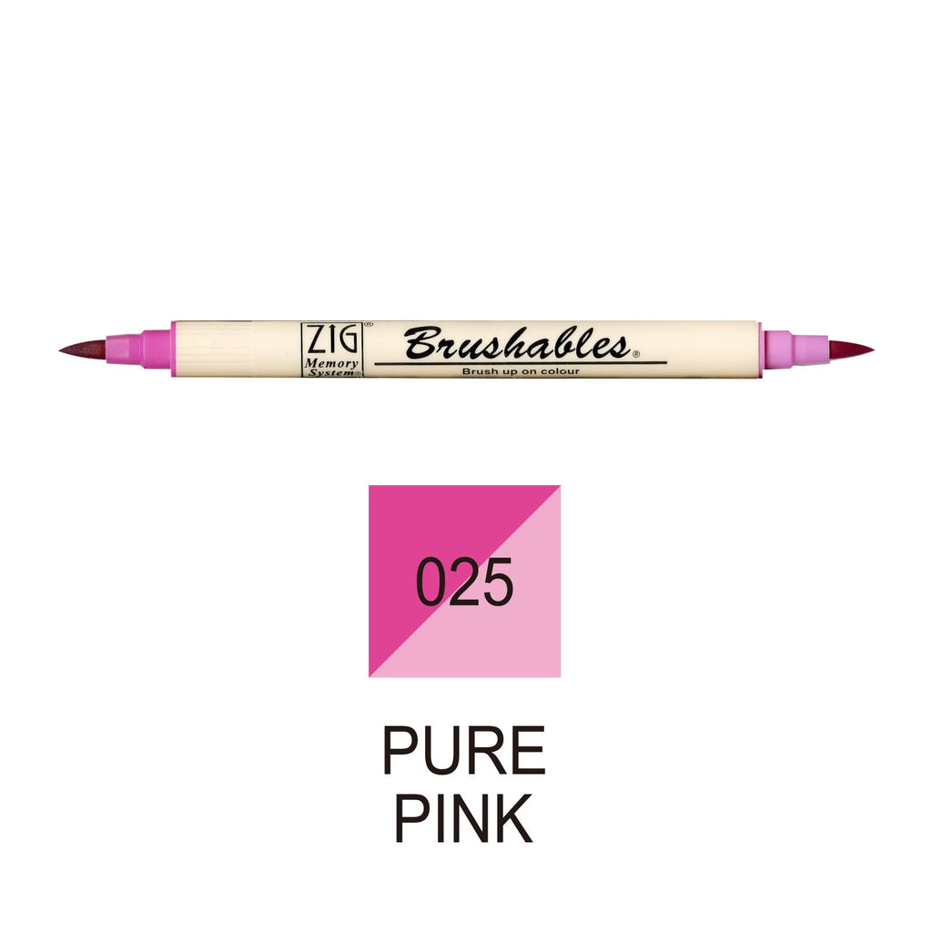 Kuretake Memory System Brushable | Pure Pink