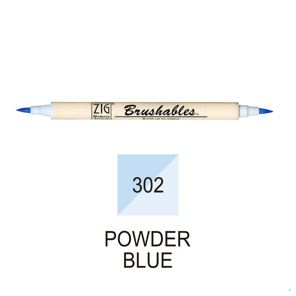 Kuretake Memory System Brushable | Powder Blue