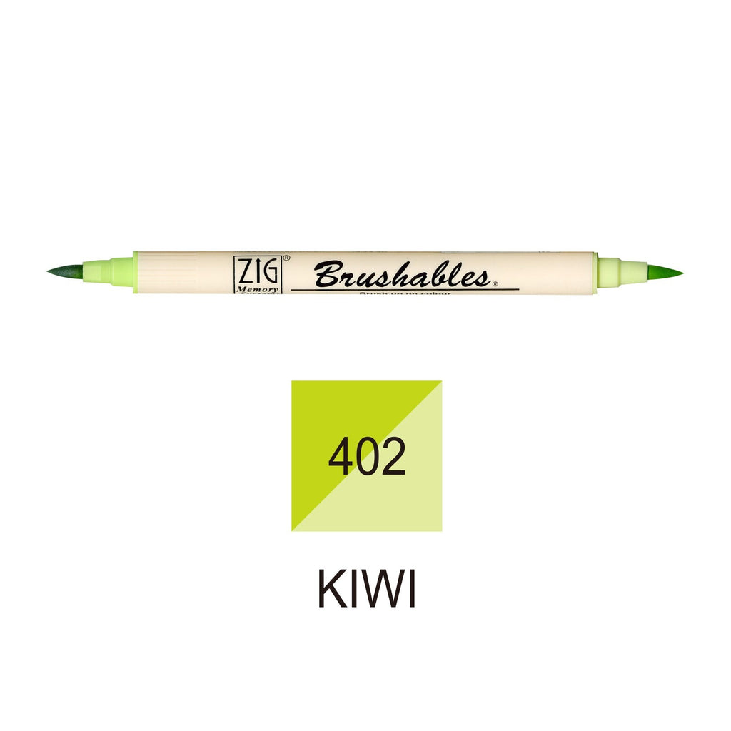 Kuretake Memory System Brushable | Kiwi