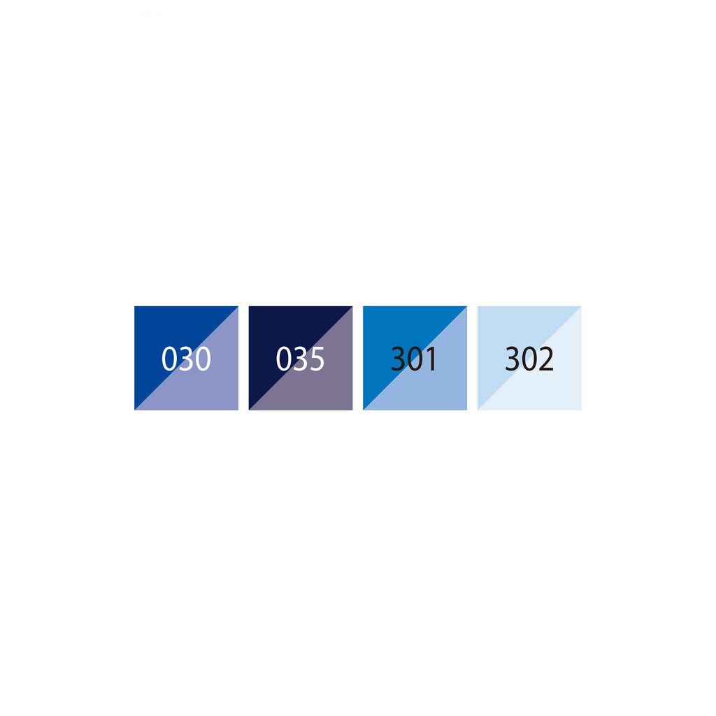 Kuretake Memory System Brushable Pen | Blue Set