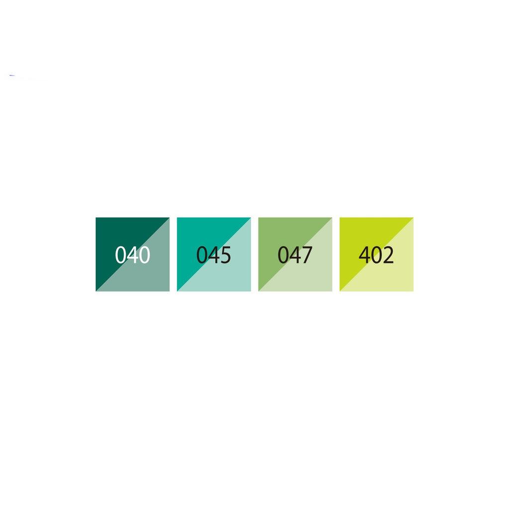 Kuretake Memory System Brushable Pen | Green Set