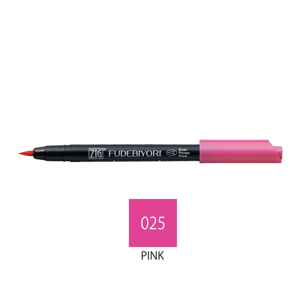 Zig Kuretake Fudebiyori Pens | Pink