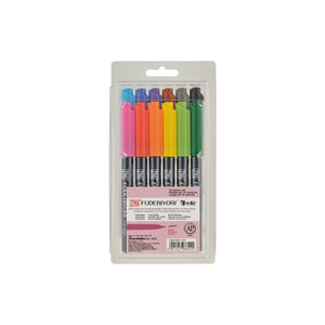 Zig Kuretake Fudebiyori Brush Pen | Pack of 12 Colours