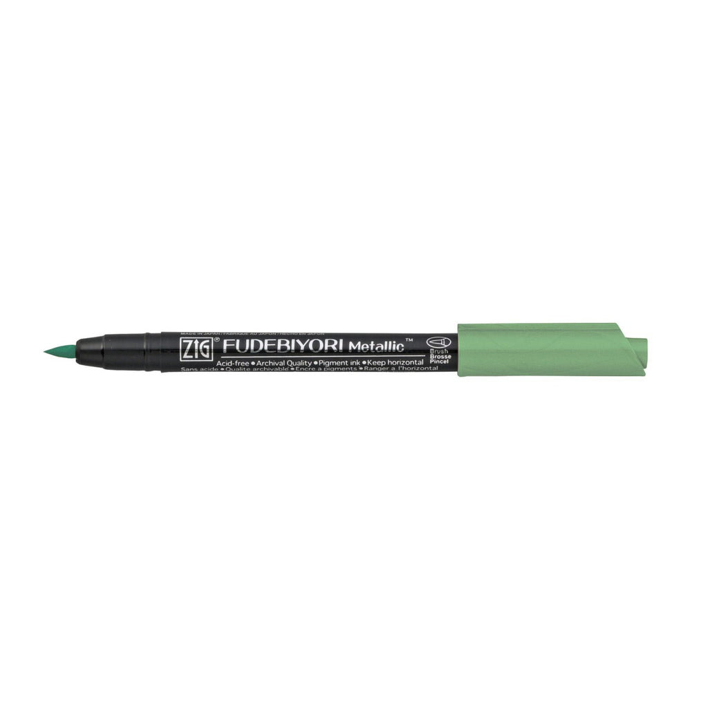 Zig Kuretake Fudebiyori Metallic - Green