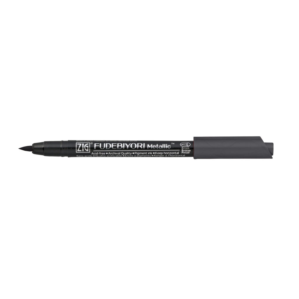 Zig Kuretake Fudebiyori Metallic - Black