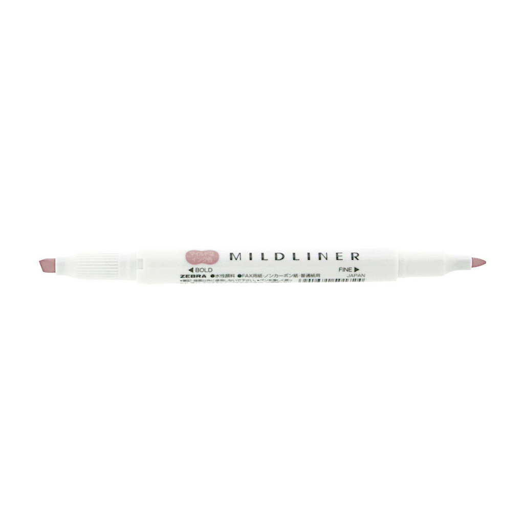 Zebra Mildliner Double Sided Highlighter - Natural Colour Set