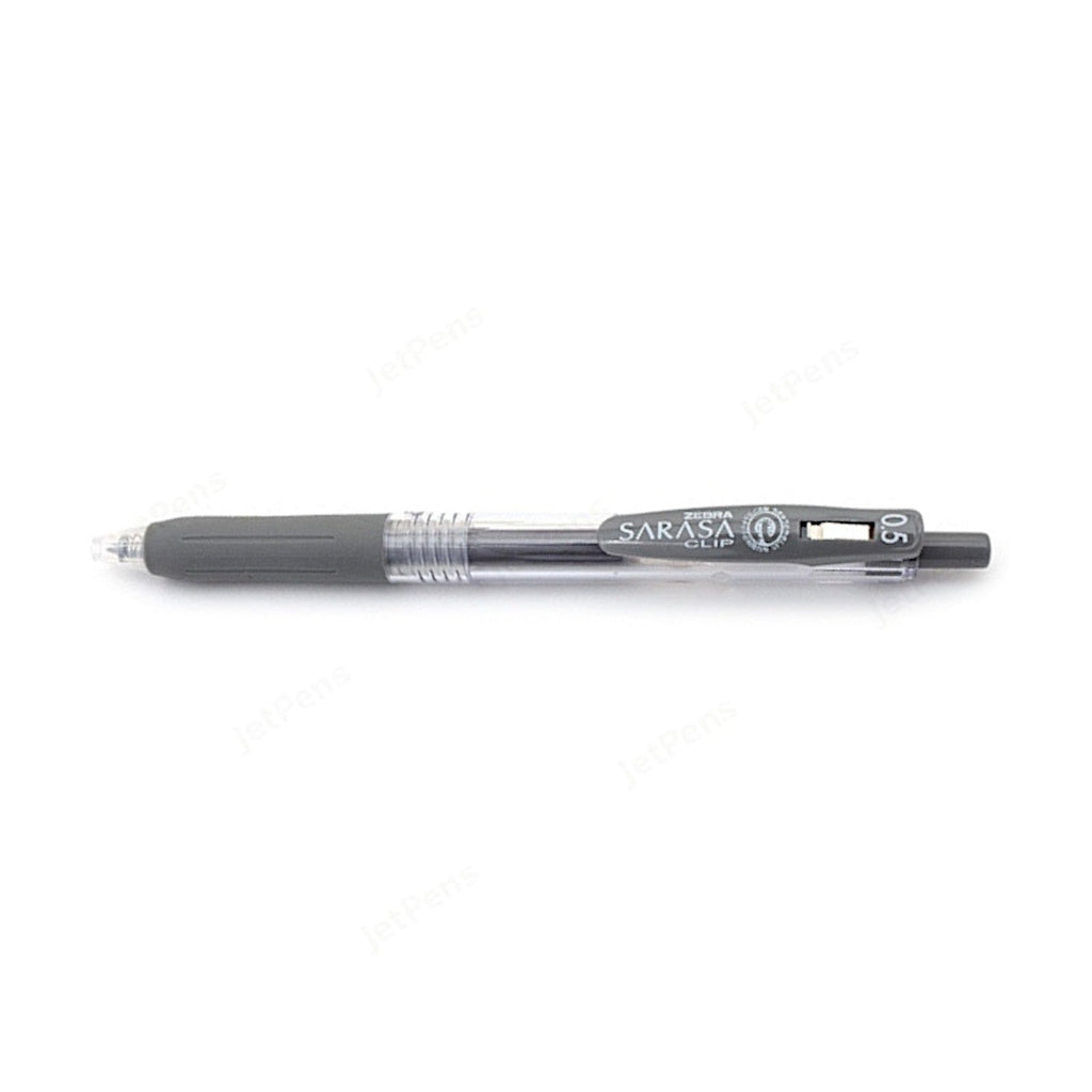 Zebra Sarasa Push Clip Retractable Gel Ink Pen 0.5mm - Gray
