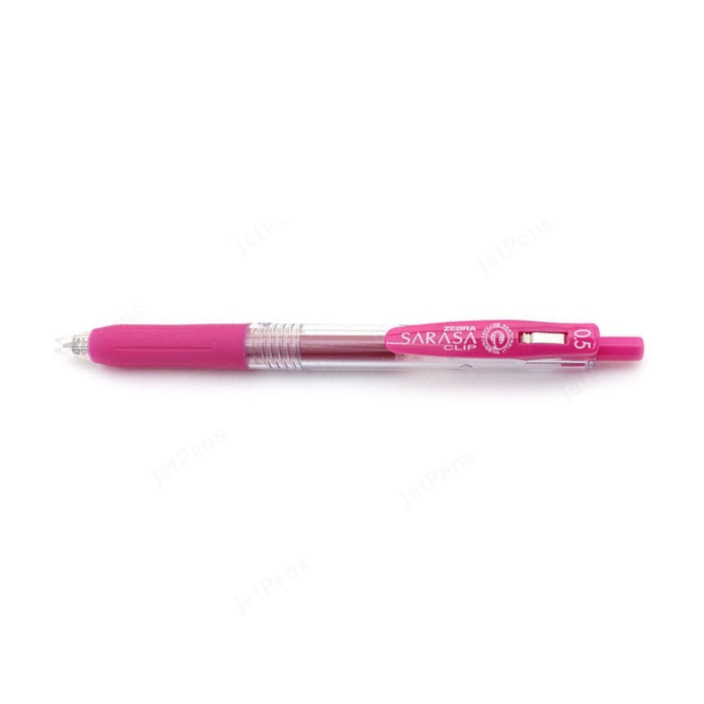 Zebra Sarasa Push Clip Retractable Gel Ink Pen 0.5mm - Magenta
