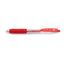 Zebra Sarasa Push Clip | 0.7mm Gel Ink Pen - Red