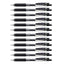 Zebra Sarasa Push Clip Retractable Gel Ink Pen 0.7mm - 12 pens - Black