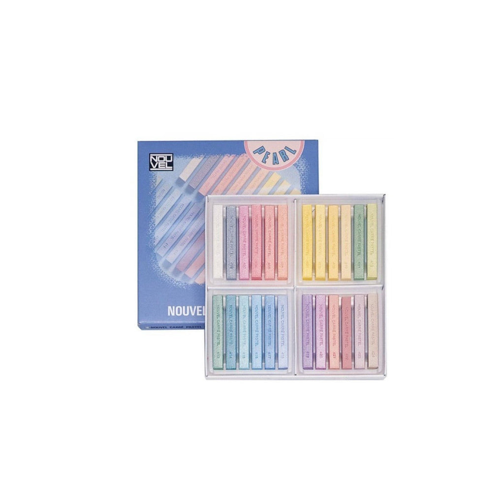Sakura Nouvel Carre Pastel 24 Colours Pearl Set  | NCT-24P