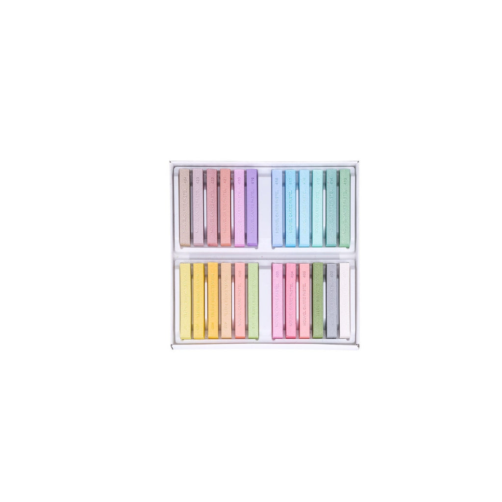 Sakura Nouvel Carre Pastel 24 Colours Pearl Set  | NCT-24P