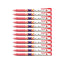12pcs Faber Castell Grip X10 Ball Point Pens 1.0mm | Red