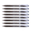 8Pcs Faster Colour Ink Ball Pen 0.7mm | Black