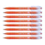 8Pcs Faster Colour Ink Ball Pen 0.7mm | Orange