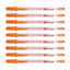 9pcs Sakura Gelly Roll 1.0mm Moonlight Pen | Fluorescent Orange