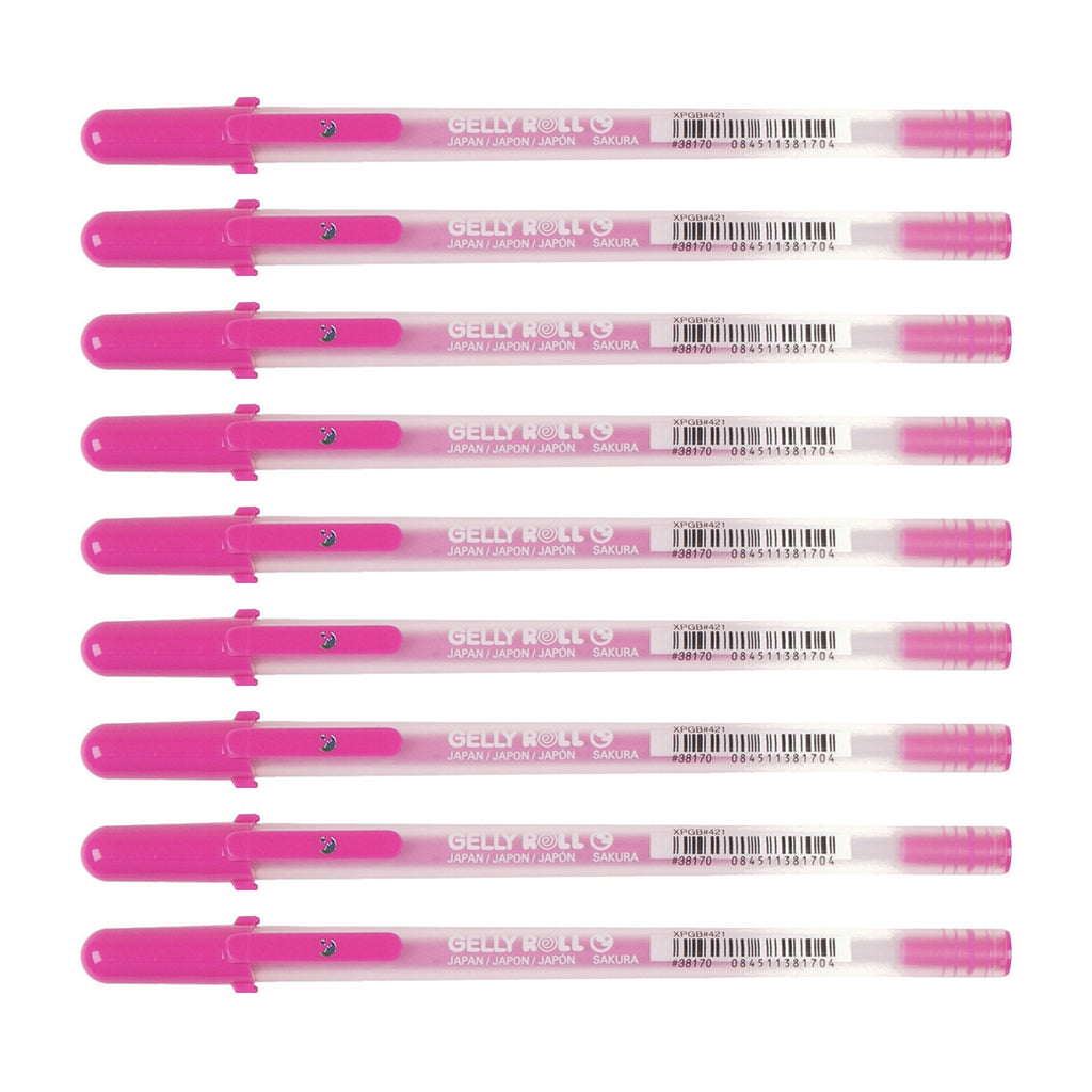 9pcs Sakura Gelly Roll 1.0mm Moonlight Pen | Rose