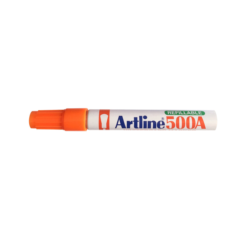 Artline 500A Whiteboard Marker Pen | 2mm Bullet Point | Orange