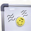 Artline Whiteboard Small Magnetic Eraser Smiley Face - Yellow