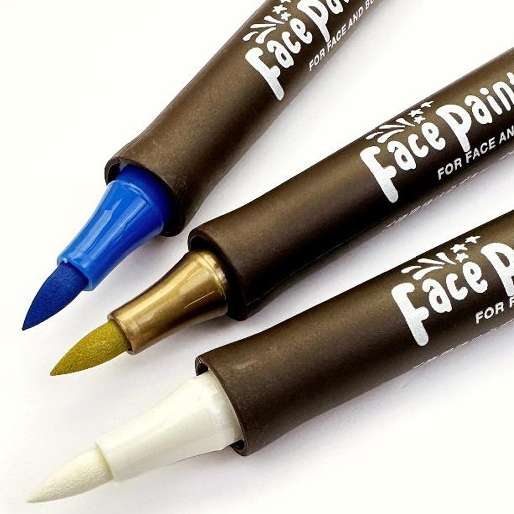 Artline Face Paint Marker | Brush Pen 4pc Set