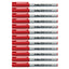 12pcs Artline 250 Permanent Marker Pen 0.4mm - Red