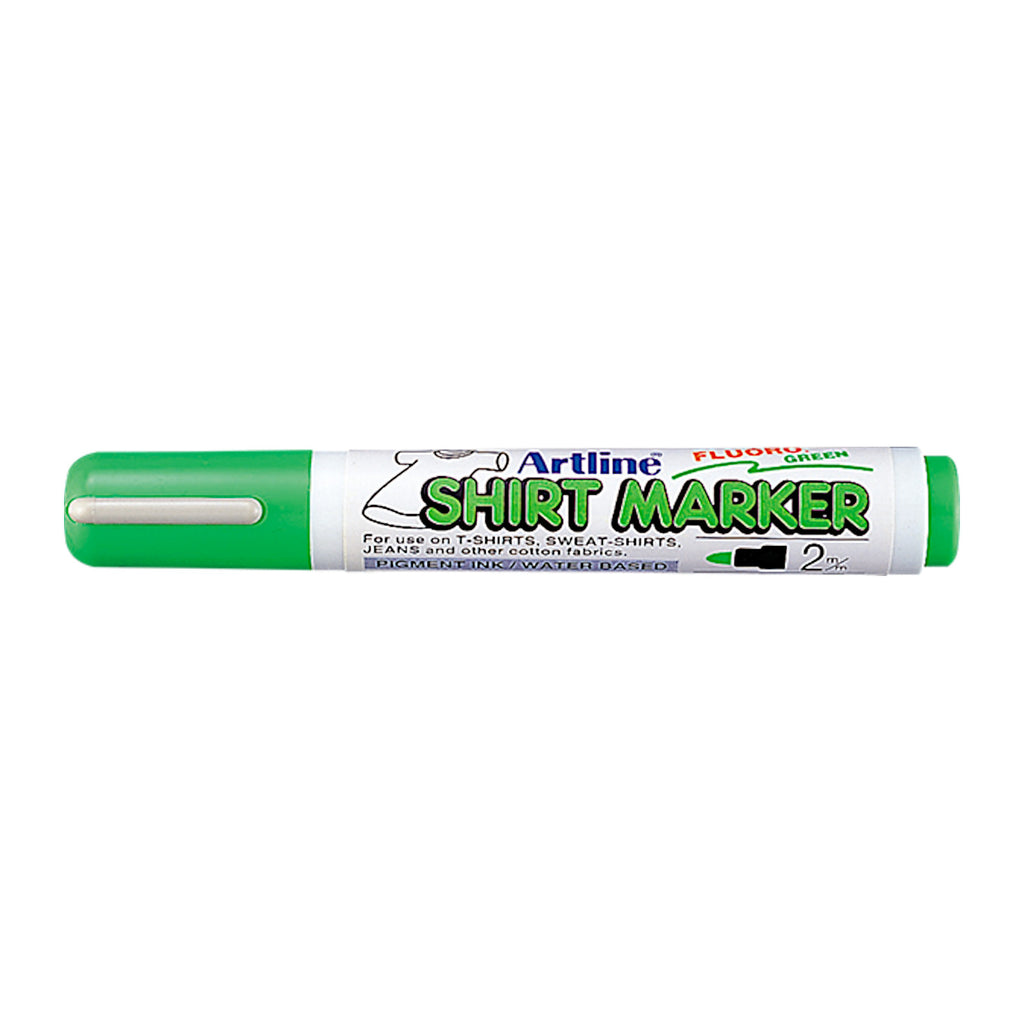 Artline Shirt Marker 2mm - Fluoro Green