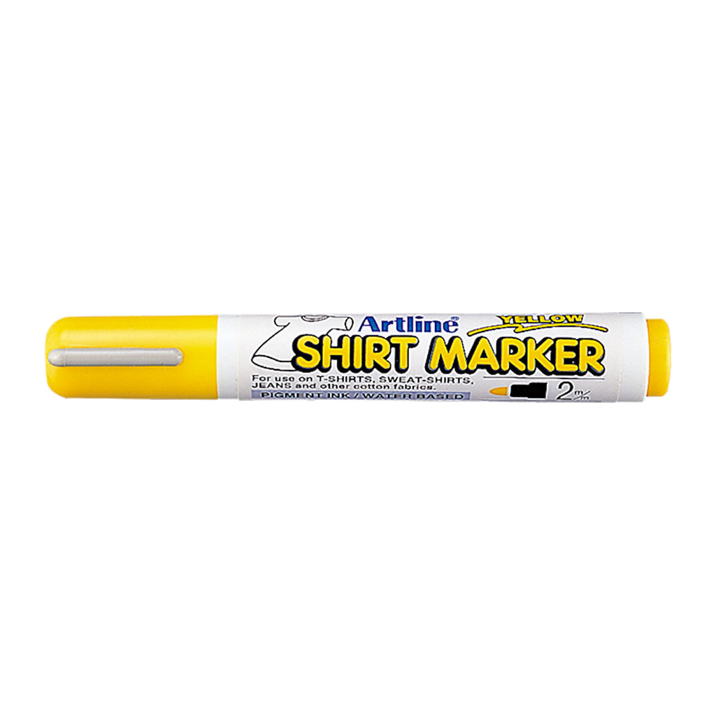 Artline Shirt Marker 2mm - Yellow