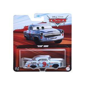 Disney Cars 1:55 | "Slim" Hood - Blue (GBY19) - 887961724196