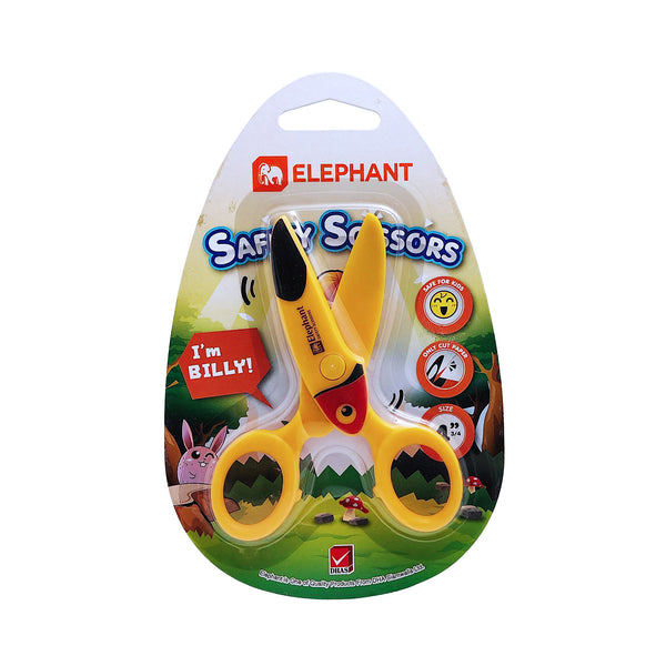 Elephant Kids Safety Scissors | Safe Craft Scissors for Little Hands ...