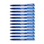 12pcs Faber Castell Click X7 Retractable Ball Point Pen 0.7mm - Blue