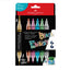 Faber-Castell Shake & Paint Acrylic Markers | Pack of 6 Colours - Metallic Set