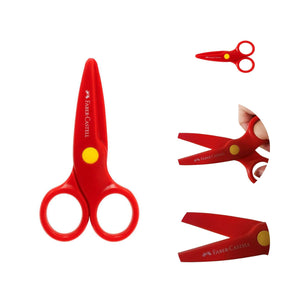 Faber Castell Little Creatives Play Safe Scissors - Red 9311279102243