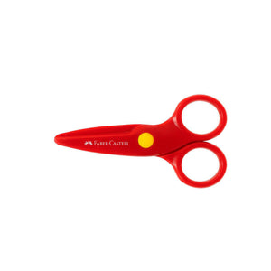 Faber Castell Little Creatives Play Safe Scissors - Red 9311279102243