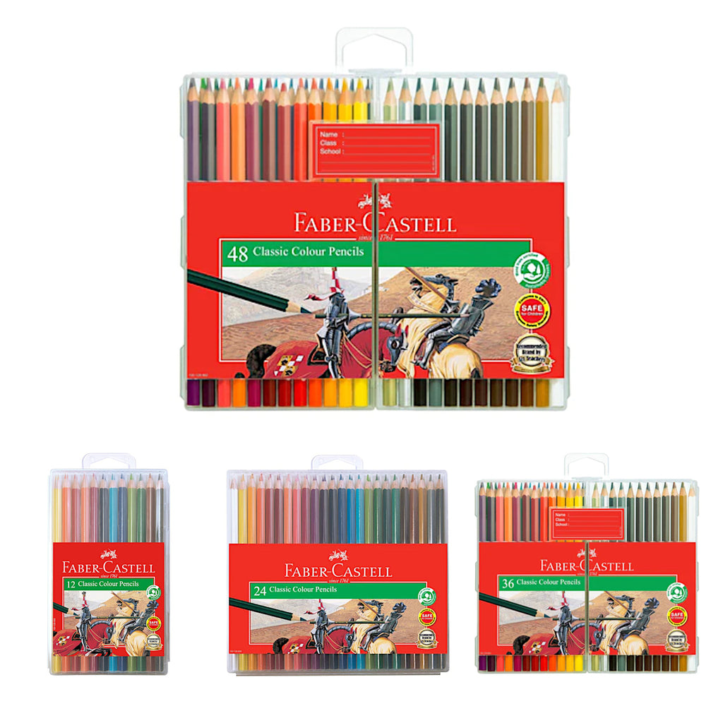 Faber Castell Classic Colour Pencils Sets – 1 Station Hub