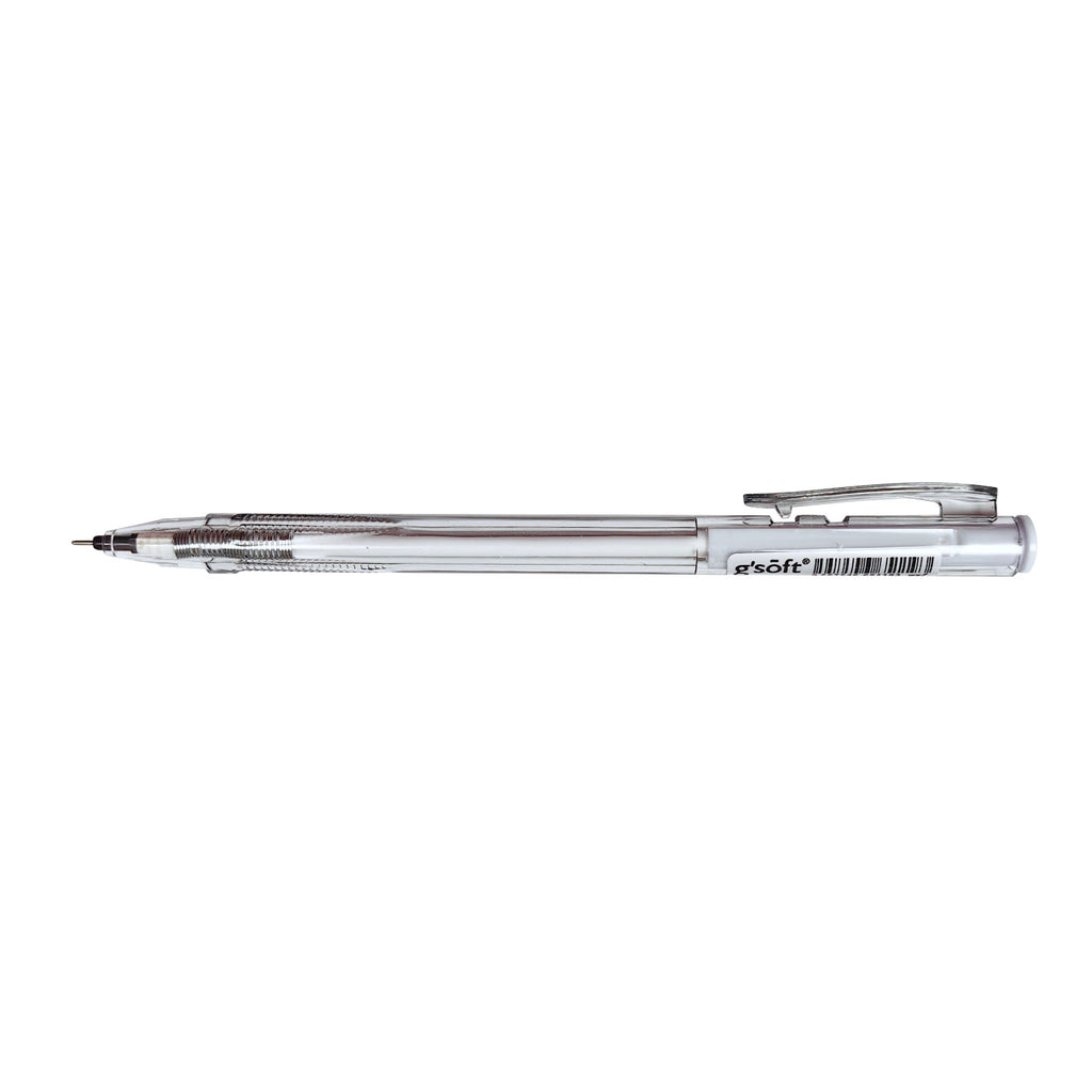G'Soft Writemate WX1 Semi Gel Ink Ball Pen Nano Tip 0.4mm - Black