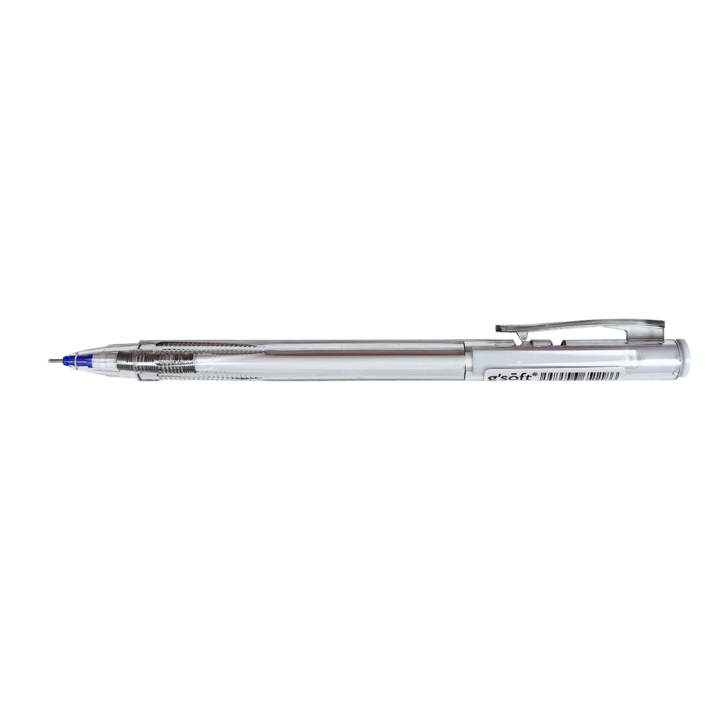 G'Soft Writemate WX1 Semi Gel Ink Ball Pen Nano Tip 0.4mm - Blue