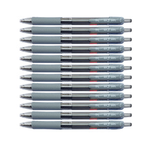 12pcs G'Soft EX5 Retractable Gel Ink Pen 0.5mm | Black