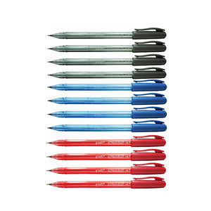 12pcs G'Soft RX7 Semi Gel Ball Point Pen 0.7mm | Black Blue Red