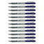 12pcs G'Soft W2 1.0mm Retractable Ball Pen - Blue