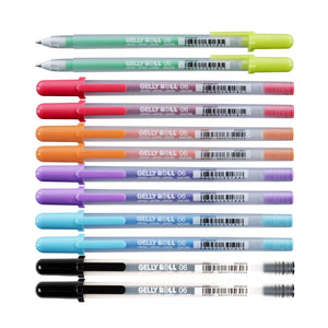 12Pcs Sakura Gelly Roll 06 Fine Pens - Regular Colours