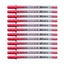 12Pcs Sakura Gelly Roll 06 Fine Pens - Regular Colours | Opera Red