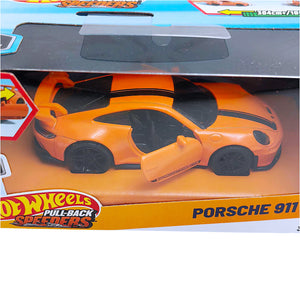 Hot Wheels Pull-Back Speeders | Porsche 911 GT3 - Orange (HPR79)